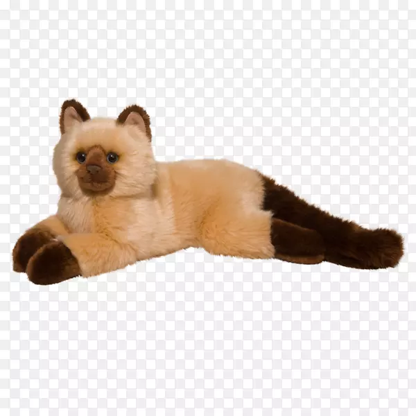 暹罗猫喜马拉雅猫胡须毛绒玩具