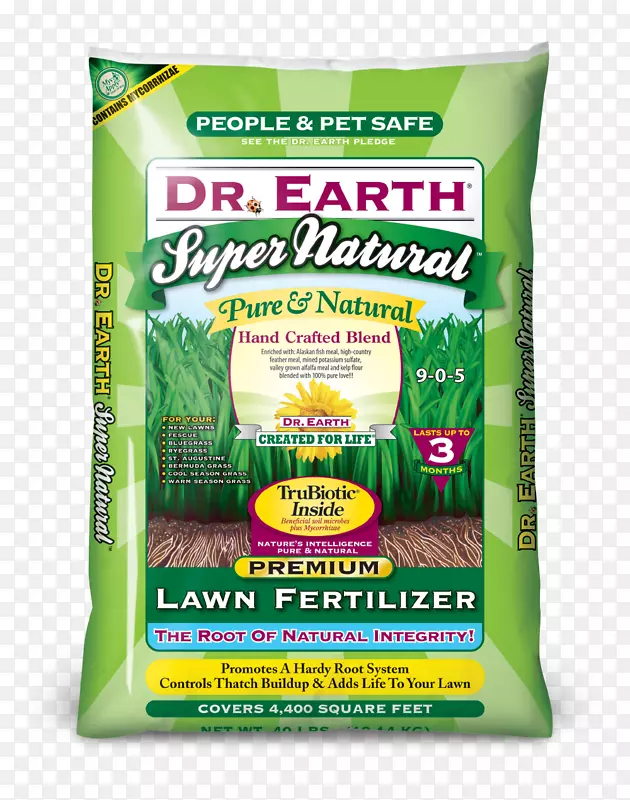 有机食品天然食品地球超自然草坪肥料，绿色DR。土壤715超自然草坪肥料-有机肥
