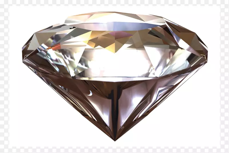 镶角钻石宝石戒指克拉-钻石