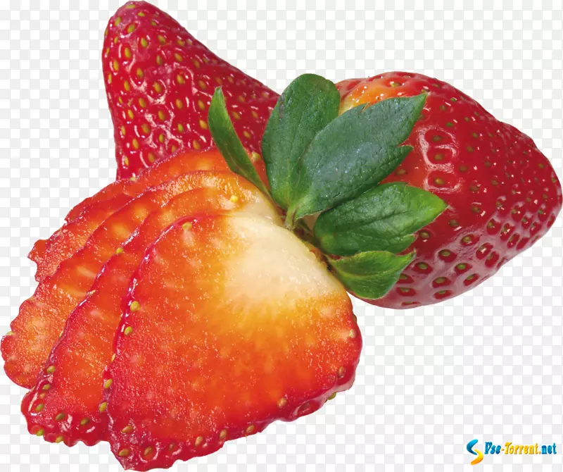 麝香草莓夹艺术片辅料水果-草莓