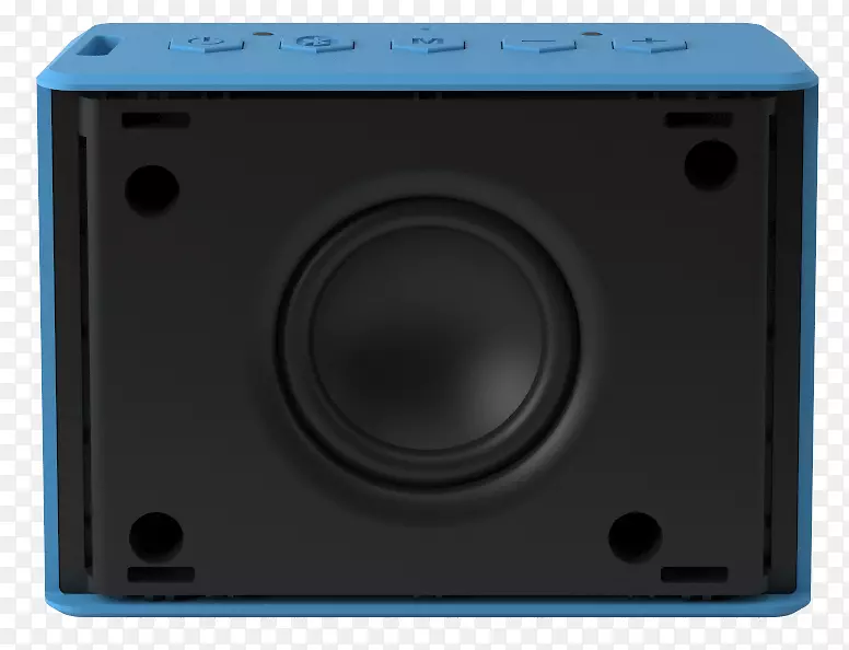低音炮计算机扬声器工作室监控扬声器声学-蓝色创意
