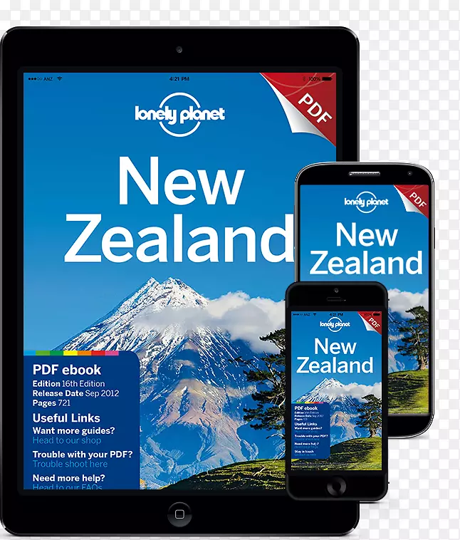 背包旅行孤独星球新西兰智能手机指南-旅行