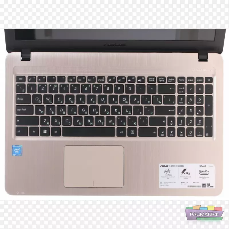 笔记本电脑键盘MacBook pro Asus英特尔核心笔记本电脑
