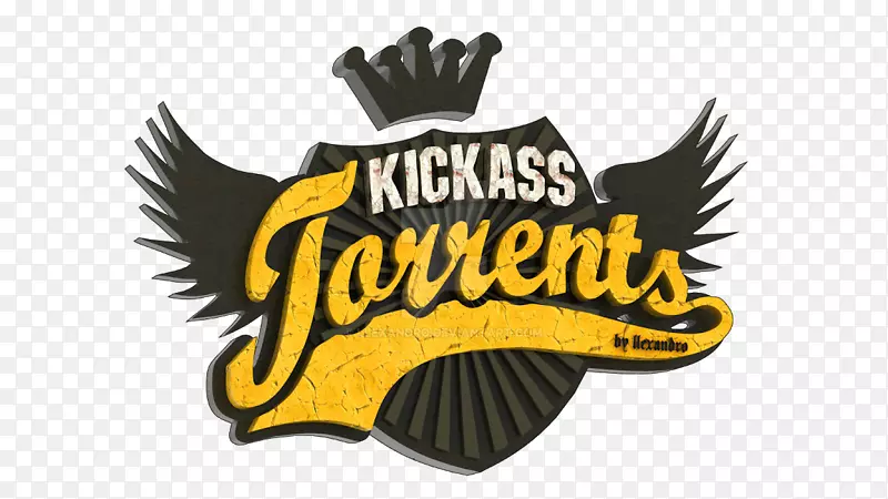 徽标KickassTorrents急流文件字体品牌
