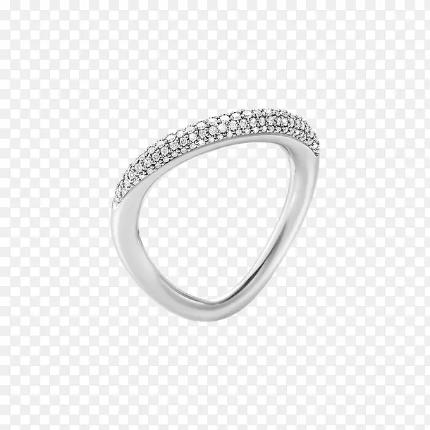 纯银首饰中的乔治詹森子代戒指，纯银结婚戒指中的詹森子代戒指