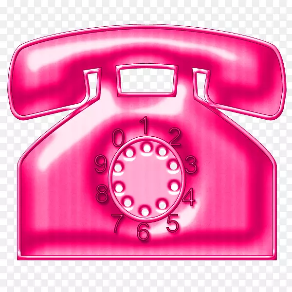 电话图像png图片家庭和商务电话绘图.粉红色电话