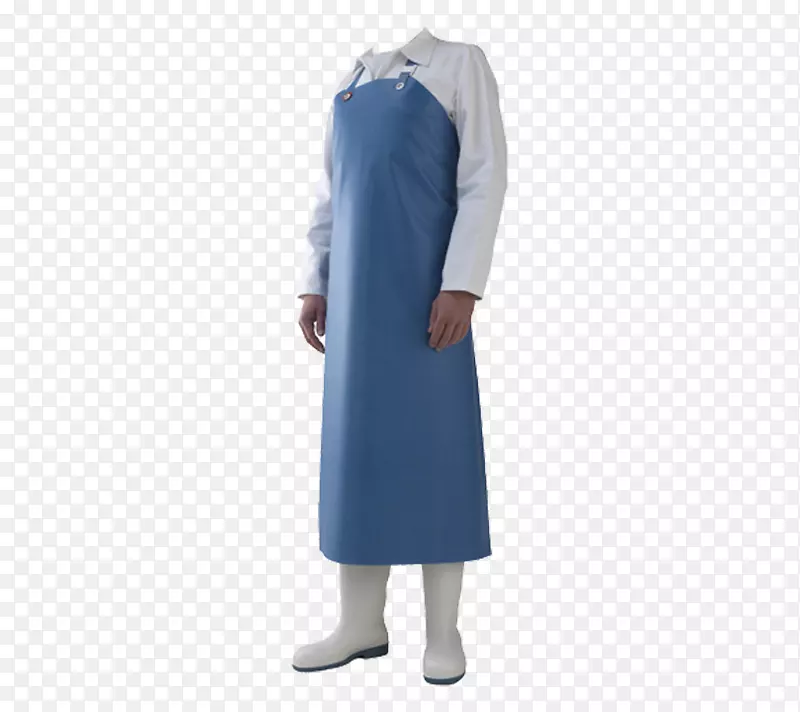 长袍围裙手套蓝色个人防护设备PPE围裙