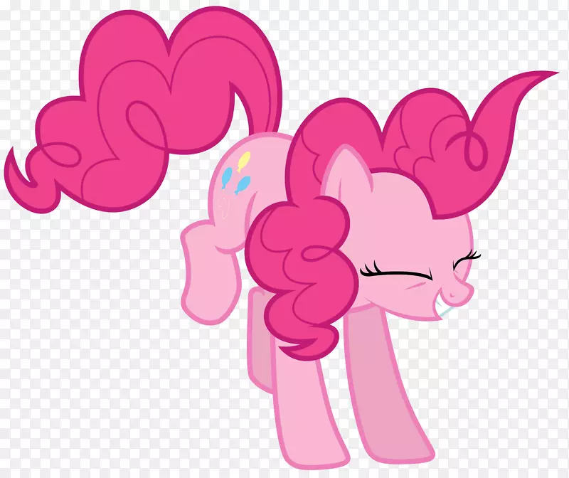 马匹剪贴画设计粉红m-马