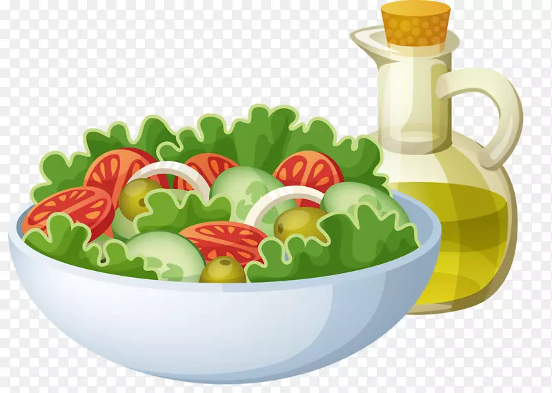 蔬菜素食料理玉米卷色拉希腊色拉-蔬菜