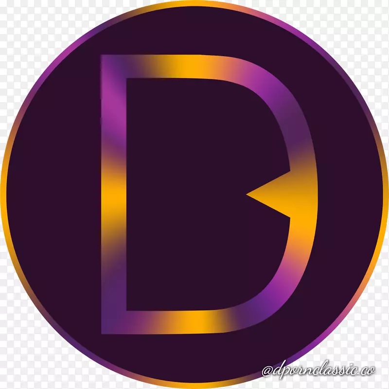 商标紫色字体电脑图标-徽标不和谐