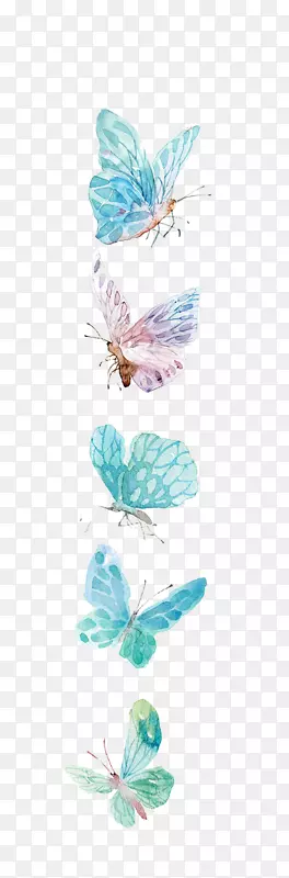 蝴蝶png图片水彩画剪贴画电脑图标蝴蝶