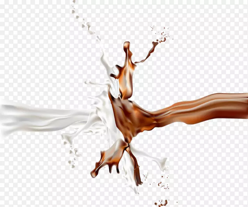 巧克力牛奶巧克力棒热巧克力冰淇淋-牛奶