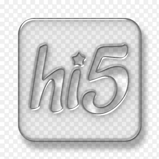 品牌产品设计字体-hi5标志