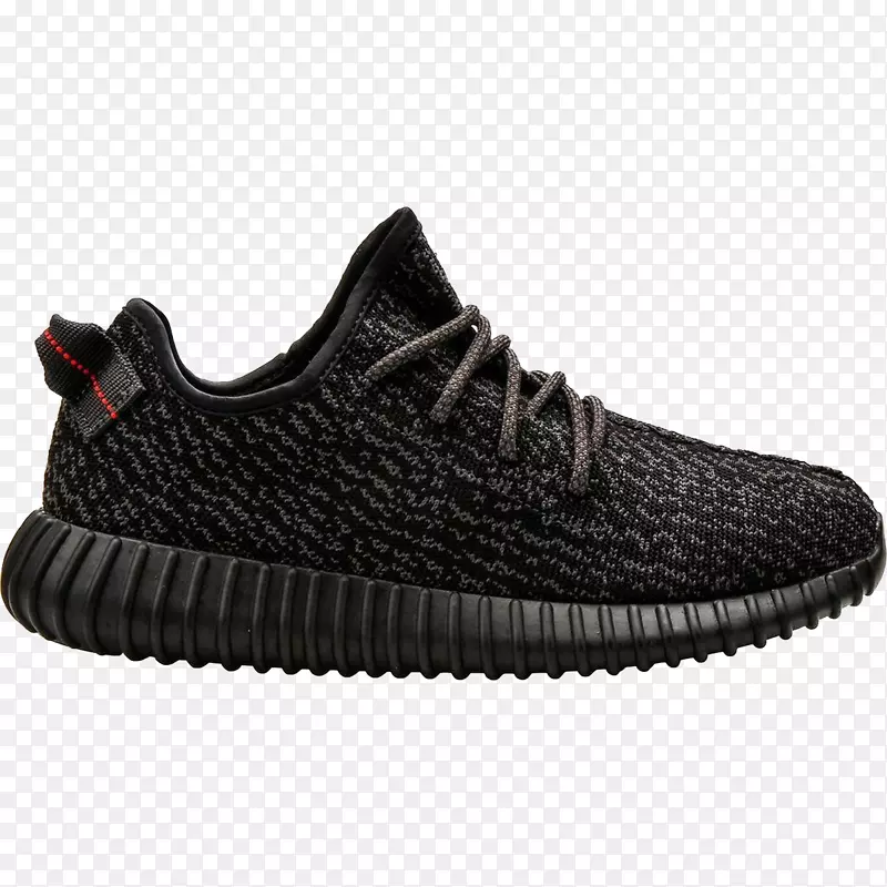 阿迪达斯男人Yeezy Boost 350黑色织物4 addas男人Yeezy Boost 350 v2运动鞋-阿迪达斯