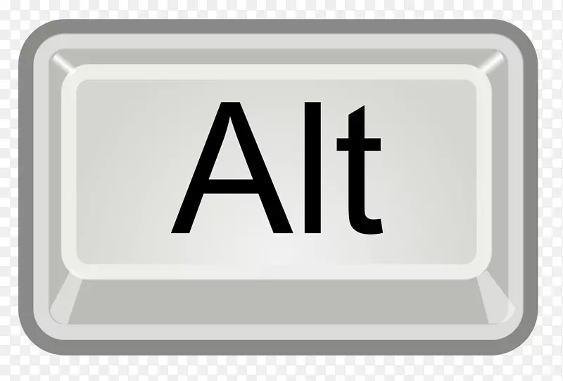 ALT键电脑键盘电脑鼠标品牌按钮-检查标记符号ALT代码
