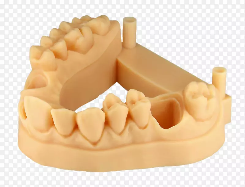 牙齿三维打印环境TEC冠制造添加剂，印模3D。-皇冠