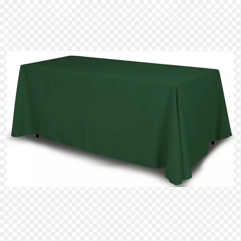 桌布餐具亚麻布绿色贸易招贴画