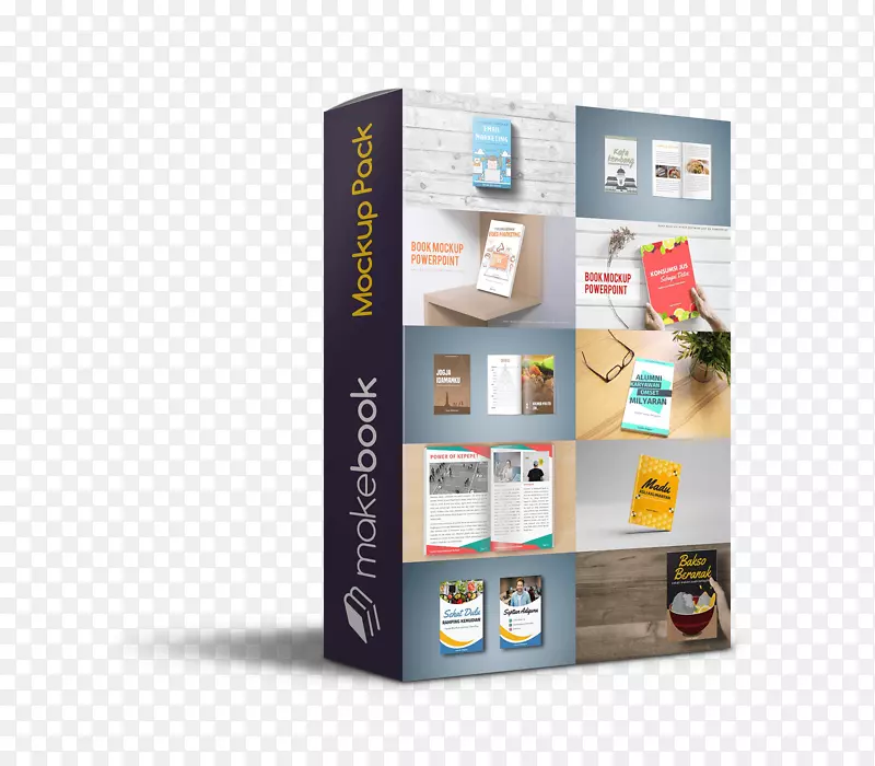 书页布局产品折扣和折扣-名片模型