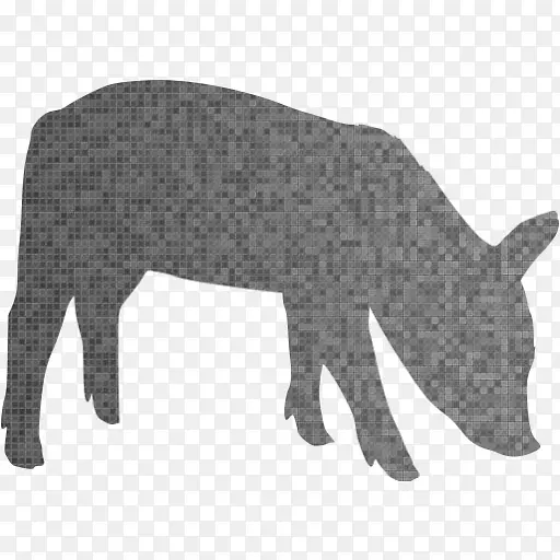 牛电脑图标家用猪夹艺术-猪