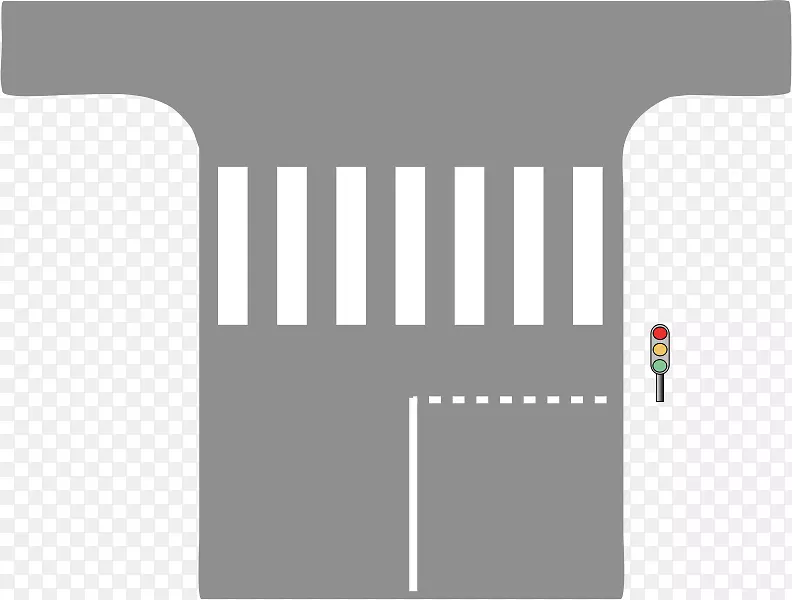 法国交通灯路面标记高级停车线交通标志-交通灯
