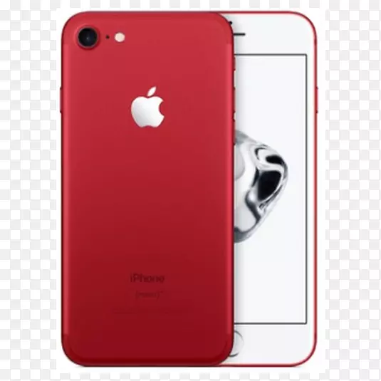苹果iPhone 7+-128 GB-(产品)红色特别版-解锁-GSM iPhone 6+-iPhone 7红色