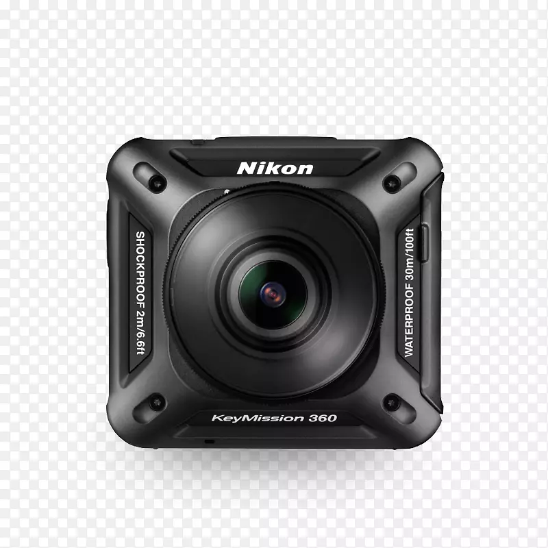运动摄像机nion keymission 360 4k分辨率沉浸式摄像机
