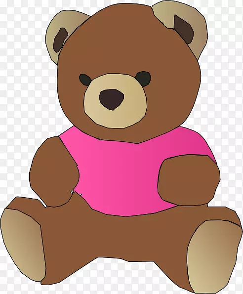 泰迪熊的野餐夹艺术毛绒动物和可爱的玩具.紫色几何图形