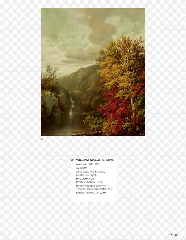绘画风景海报自然-欧洲油画