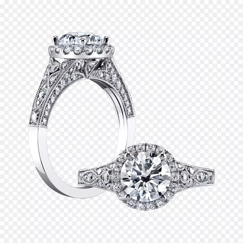 西尔维收藏订婚戒指结婚戒指