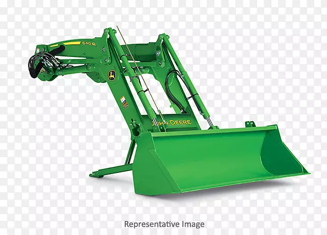约翰·迪尔装载机拖拉机农业重型机械农业机械