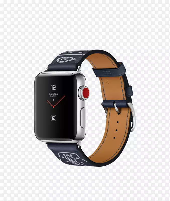 苹果手表系列3苹果手表爱马仕单巡回赛皮表表带-爱马仕员工