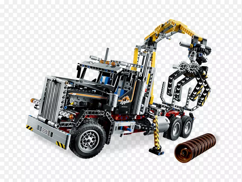 乐高技术-伐木卡车玩具-玩具