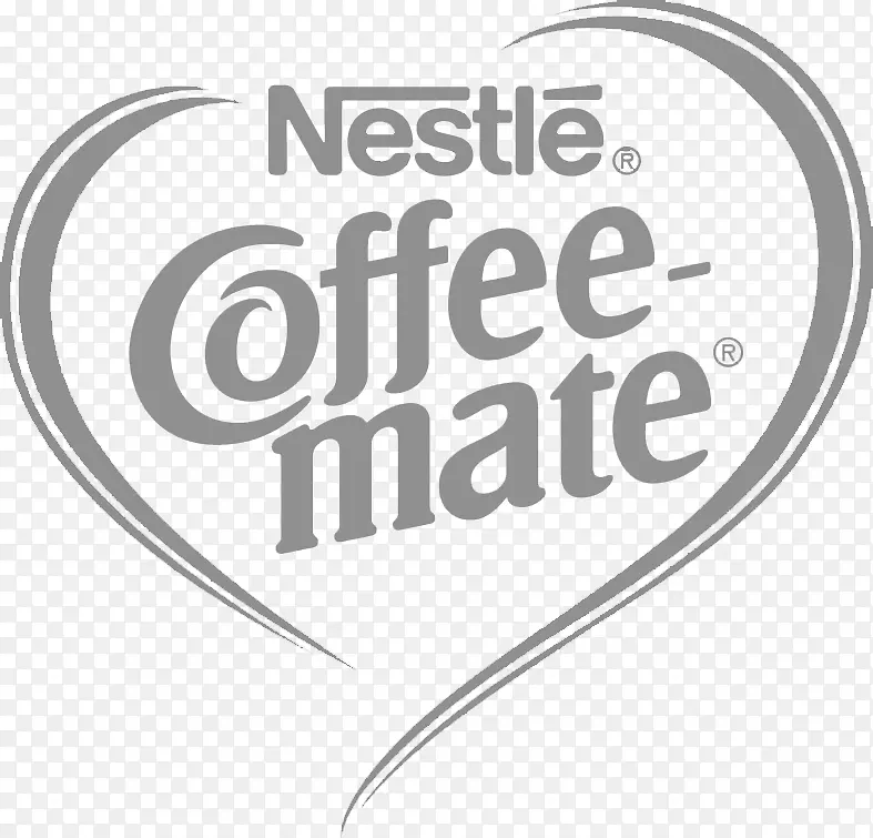 咖啡伴标识品牌白咖啡-咖啡
