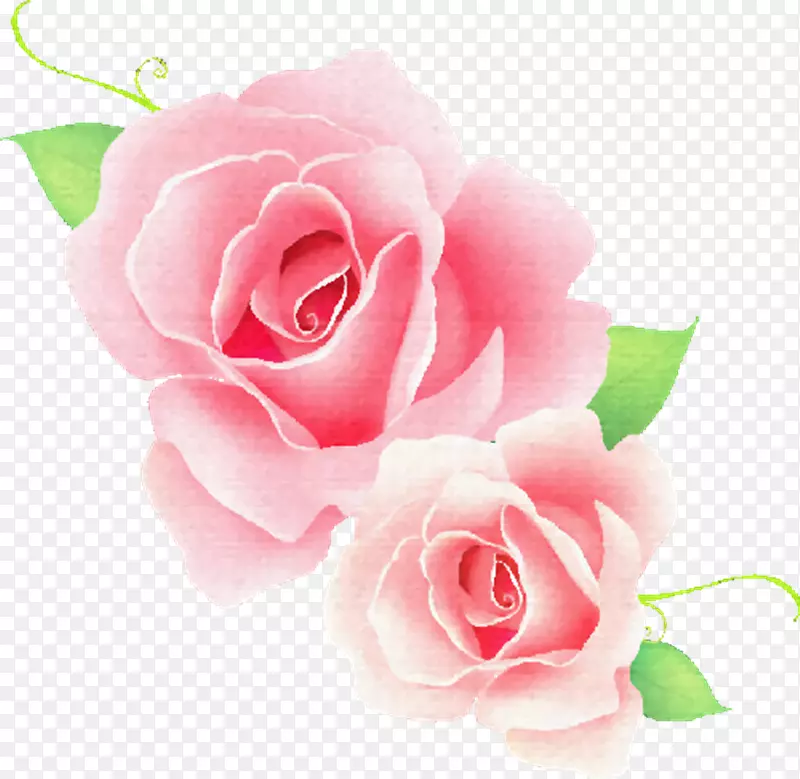 图形玫瑰剪贴画图片花