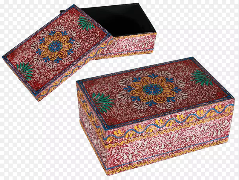 印度家具木制衣帽间-花饰盒