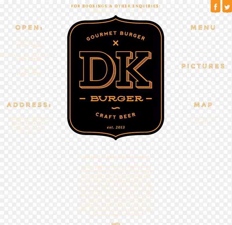 DK汉堡啤酒标志吧滑铁卢-美食汉堡