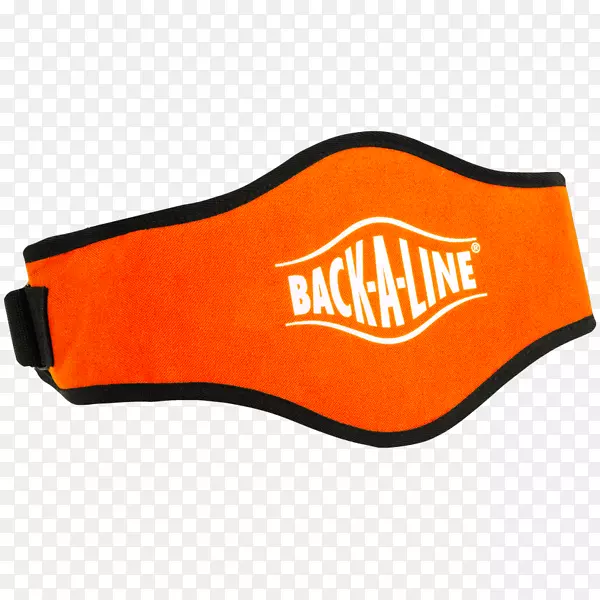 首映式磁铁腰部支架背靠背豪华腰部支架个人防护设备产品字体-橙色线