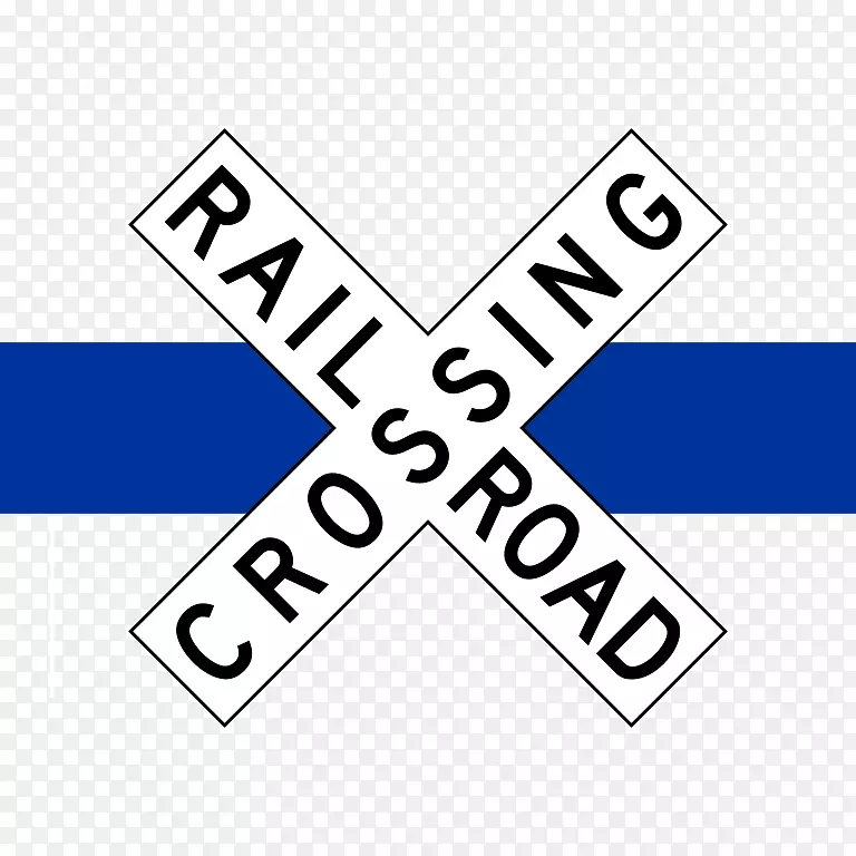 横贯铁路运输水平跨过交通标志