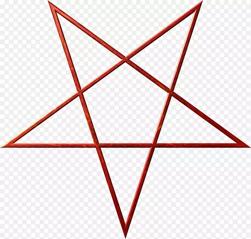 五角星图形剪辑艺术撒旦浸信会-五角星撒旦