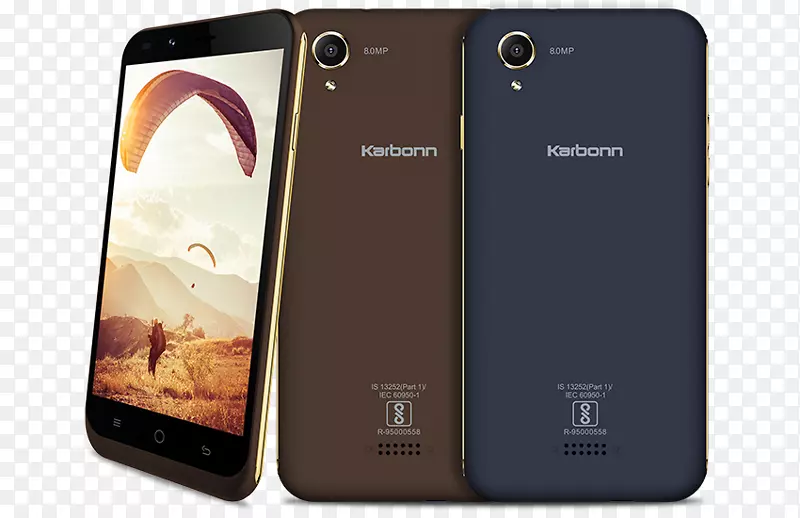 Smartphone功能电话Karbonn手机4G Karbonn A9-智能手机