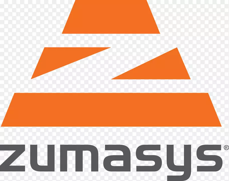 徽标zumasys公司品牌产品电脑软件-橙色广告牌