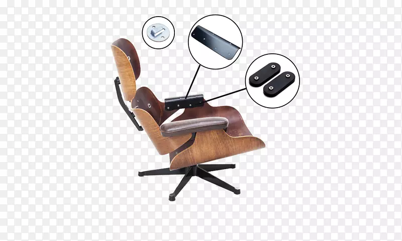Eames躺椅，办公椅和桌椅，长椅-实用椅