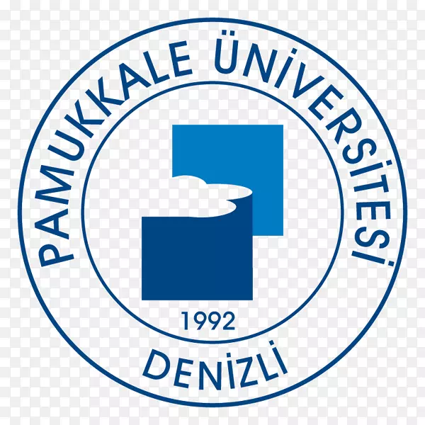 Pamukkale大学医院标志Pamukkale niversitesi标志.符号