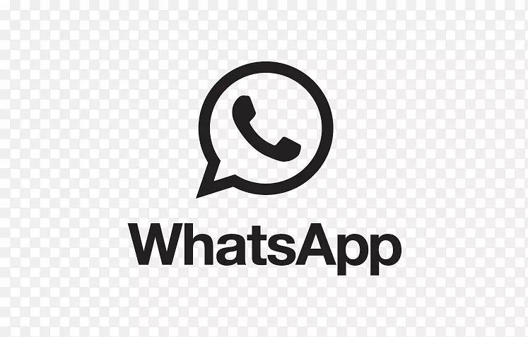 最重要的黑白品牌电脑图标-Call和WhatsApp徽标