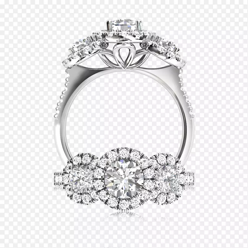 结婚戒指克利夫兰布朗珠宝三部曲戒指
