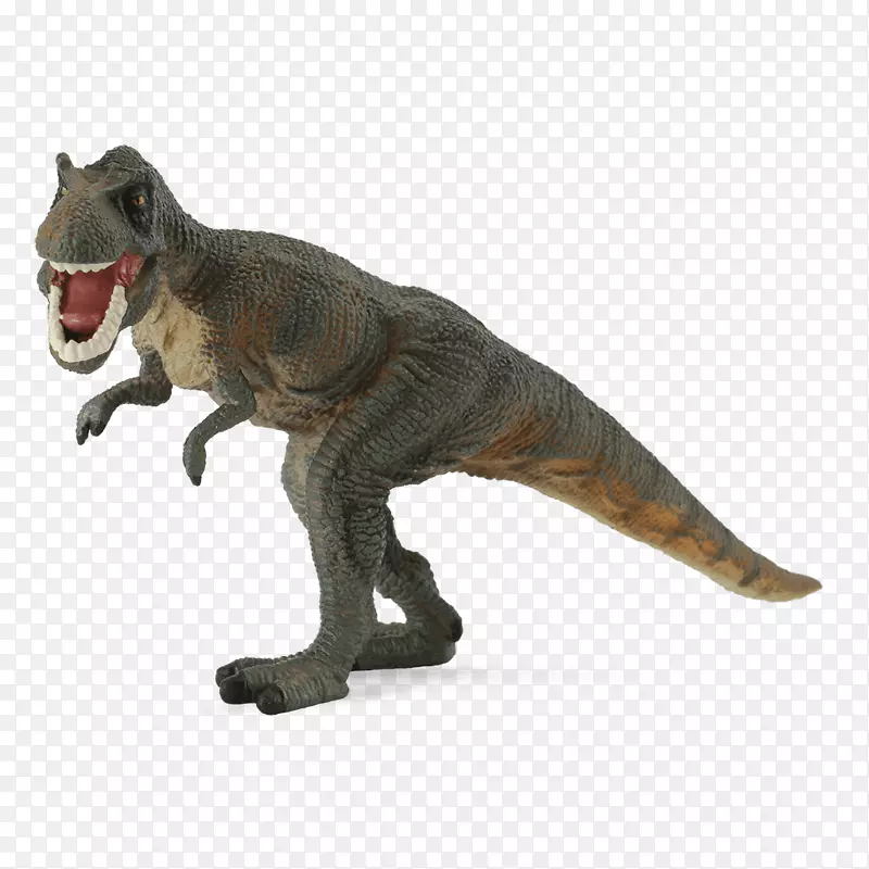 暴龙，雷克斯绿-l-符恐龙收藏品，玩具-恐龙