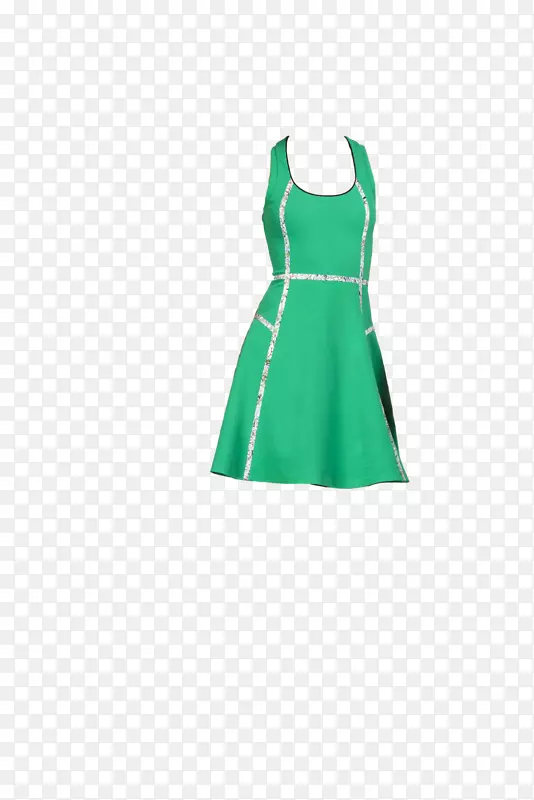 绿色鸡尾酒连衣裙