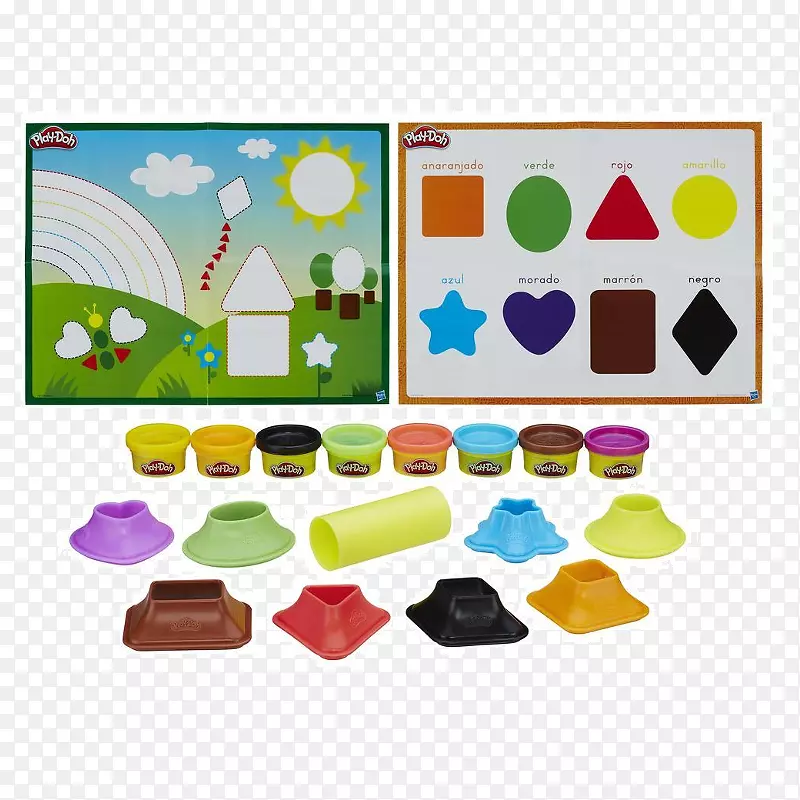 Play-doh Amazon.com玩具形状学习-玩具