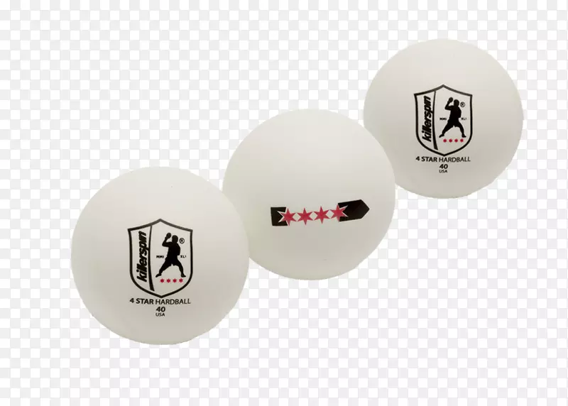 标准尺寸4星乒乓球(3包)，白色球体4星40+乒乓球