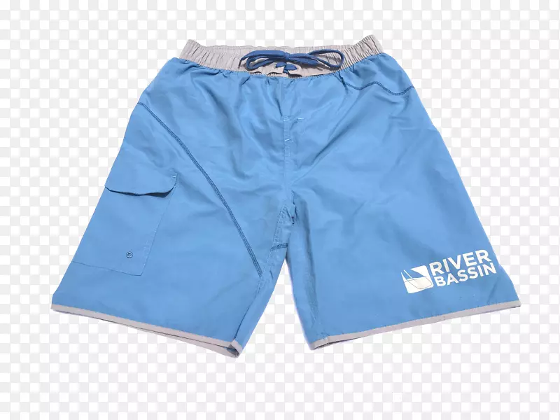 百慕大短裤袖子产品-蓝色河流